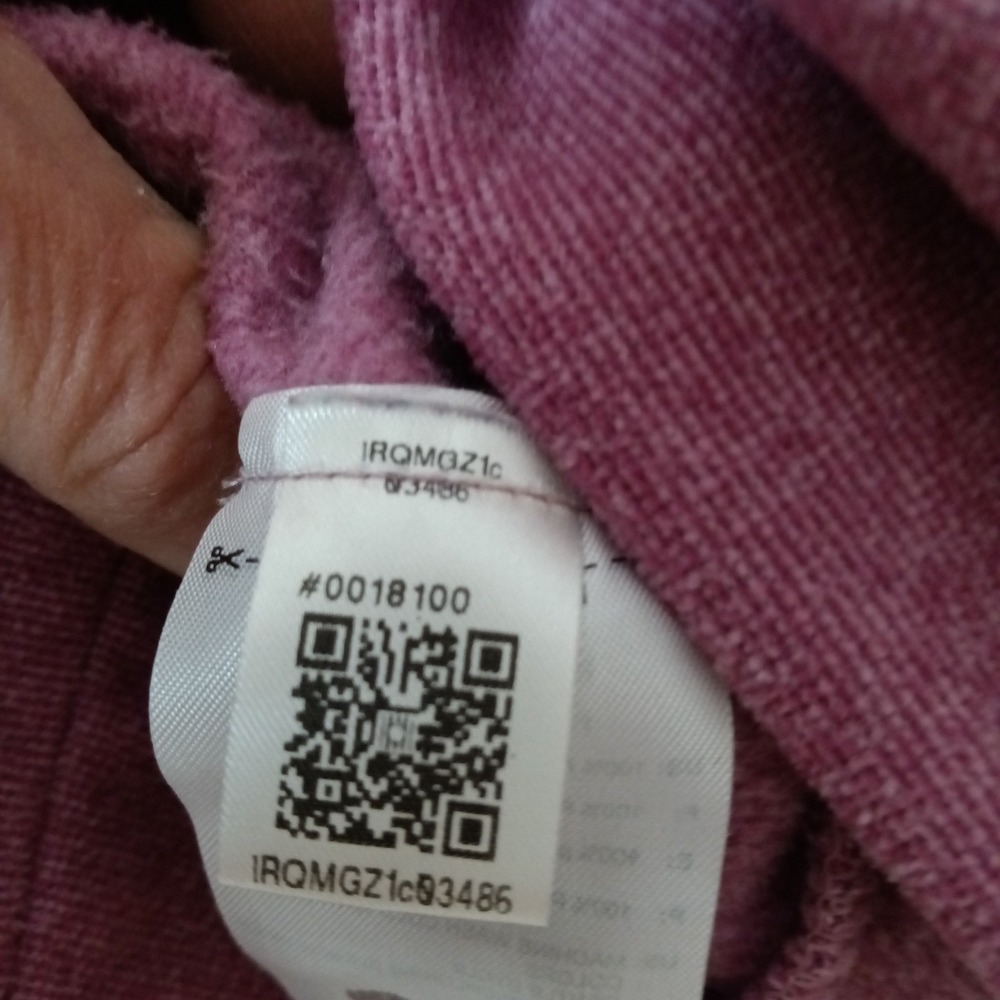 Adidas Golf Womens Medium Berry Purple Heather QTR Zip Kangaroo Pocket Pullover - Picture 6 of 12
